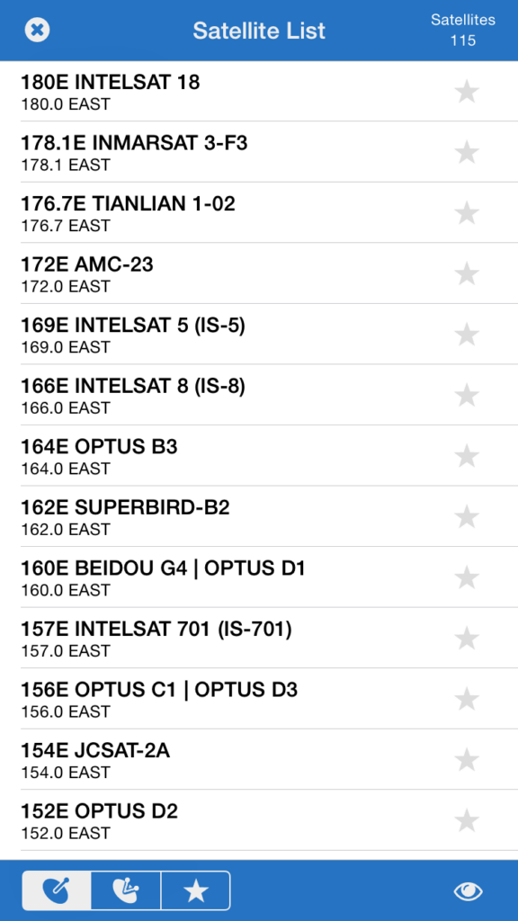 Satellite VSAT Dish Pointing Apps Review