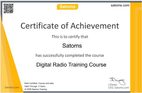 Digital Radio Online Training