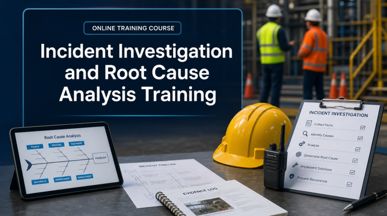 Incident Investigation and Root Cause Analysis Training course image