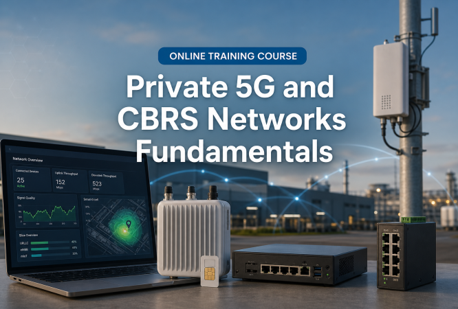 Private 5G and CBRS Networks Fundamentals course image