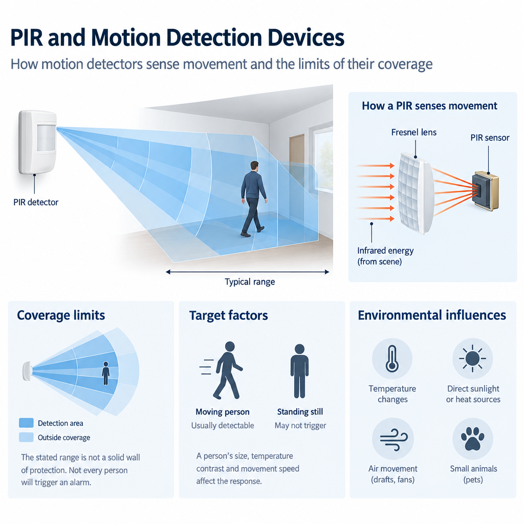 Supporting training visual for PIR and Motion Detection Devices